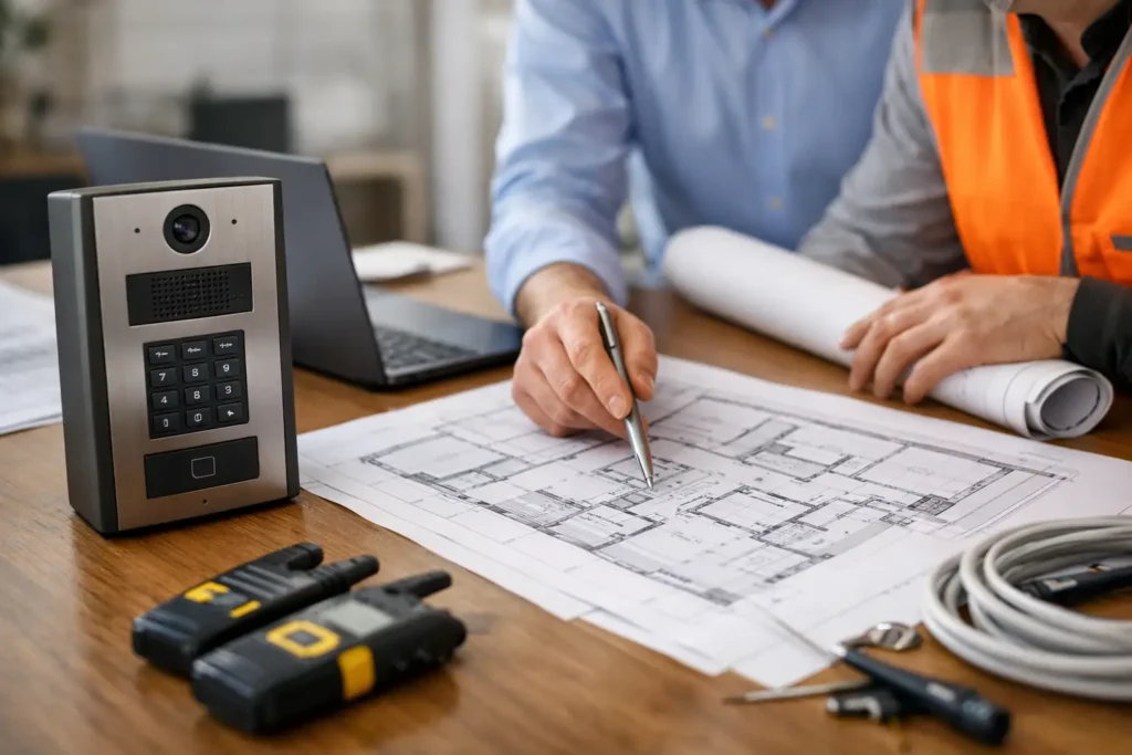 Commercial Intercom System Installation Plans