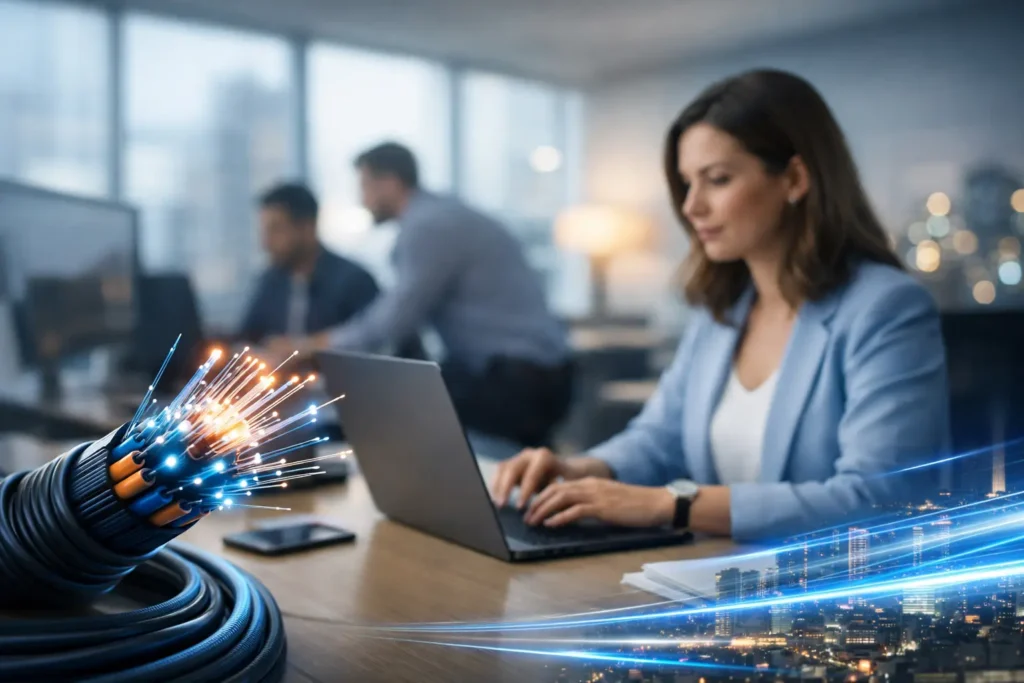 Fiber Internet for Business That Keeps Work Moving